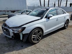 Salvage cars for sale from Copart Van Nuys, CA: 2017 Audi A3 Premium