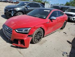 Salvage cars for sale at Bridgeton, MO auction: 2018 Audi S5 Prestige