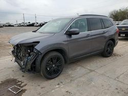 Salvage cars for sale at Oklahoma City, OK auction: 2021 Honda Pilot SE