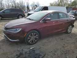 Chrysler salvage cars for sale: 2015 Chrysler 200 Limited