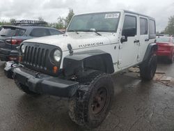 Salvage cars for sale at Woodburn, OR auction: 2012 Jeep Wrangler Unlimited Rubicon