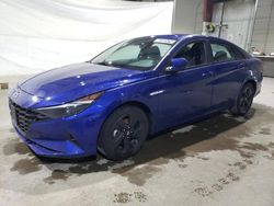 Salvage cars for sale at North Billerica, MA auction: 2021 Hyundai Elantra SEL