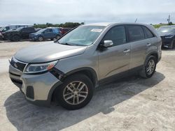 Salvage cars for sale from Copart West Palm Beach, FL: 2015 KIA Sorento LX