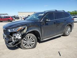 Salvage cars for sale from Copart Wilmer, TX: 2022 Toyota Highlander Platinum