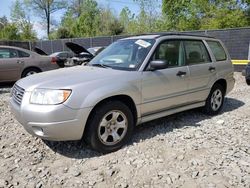 Salvage cars for sale at Waldorf, MD auction: 2007 Subaru Forester 2.5X
