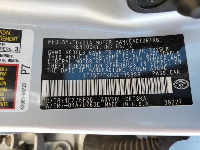 2012 Toyota Camry Base