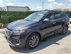 Vehiculos salvage en venta de Copart Orlando, FL: 2017 Hyundai Santa FE SE