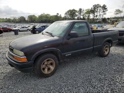 Chevrolet S10 salvage cars for sale: 2002 Chevrolet S Truck S10