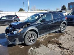 Subaru salvage cars for sale: 2018 Subaru Crosstrek Premium