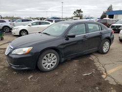 Salvage cars for sale at Woodhaven, MI auction: 2014 Chrysler 200 LX