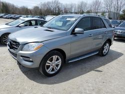 Salvage cars for sale at North Billerica, MA auction: 2015 Mercedes-Benz ML 350 4matic