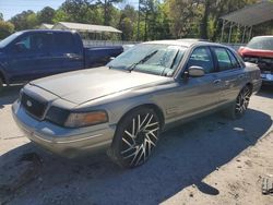 Salvage cars for sale from Copart Savannah, GA: 2002 Ford Crown Victoria LX