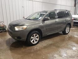 Salvage cars for sale at Franklin, WI auction: 2008 Toyota Highlander