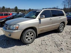 Salvage cars for sale at Candia, NH auction: 2006 Toyota Highlander Limited