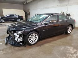 Salvage cars for sale at Davison, MI auction: 2017 Chevrolet Malibu LT