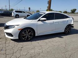 Salvage cars for sale at Colton, CA auction: 2019 Honda Civic Sport
