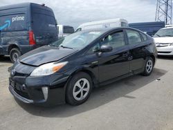 Salvage cars for sale from Copart Hayward, CA: 2013 Toyota Prius
