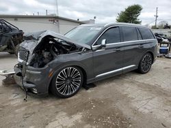 Salvage cars for sale at Lexington, KY auction: 2022 Lincoln Aviator Black Label
