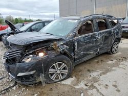 Chevrolet salvage cars for sale: 2016 Chevrolet Traverse LT