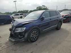 Salvage cars for sale at Wilmer, TX auction: 2021 Volkswagen Tiguan SE