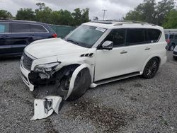 Infiniti salvage cars for sale: 2016 Infiniti QX80