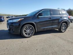 Salvage cars for sale at Brookhaven, NY auction: 2018 Toyota Highlander SE