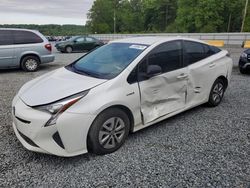 Salvage cars for sale from Copart Concord, NC: 2017 Toyota Prius