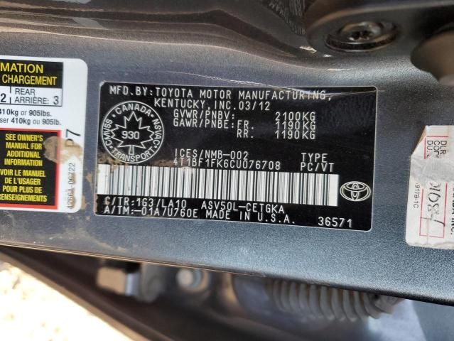 2012 Toyota Camry Base