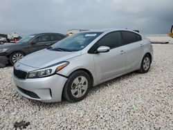 Salvage cars for sale from Copart New Braunfels, TX: 2018 KIA Forte LX
