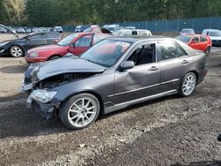 Salvage cars for sale at Graham, WA auction: 2002 Lexus IS 300