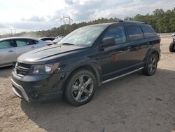 Salvage cars for sale at Greenwell Springs, LA auction: 2017 Dodge Journey Crossroad