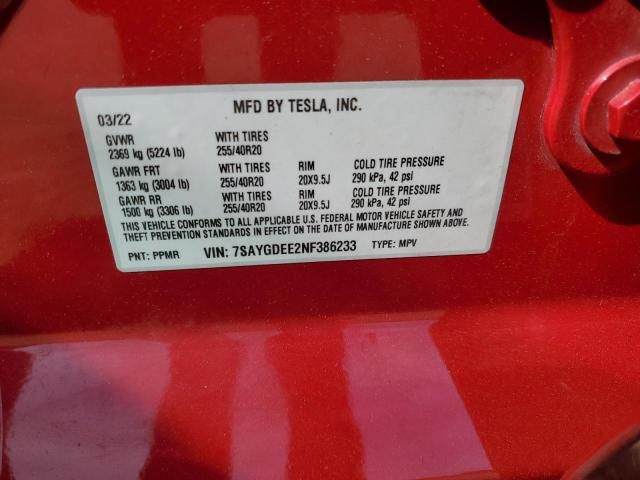 2022 Tesla Model Y