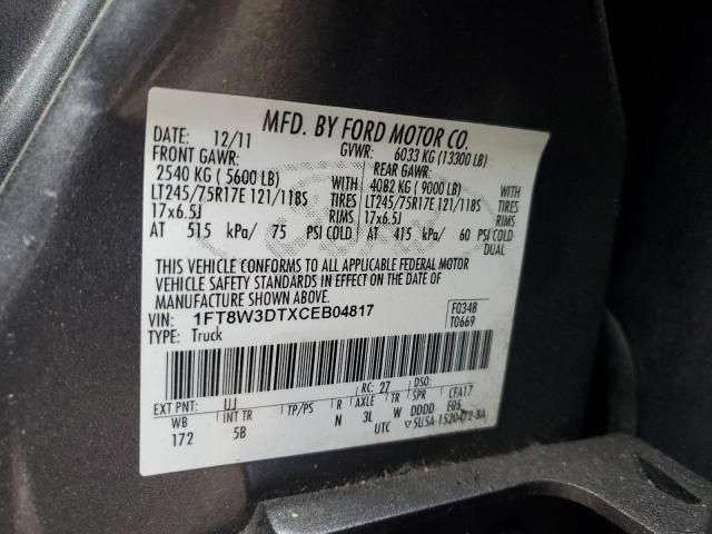 2012 Ford F350 Super Duty