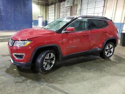 Salvage cars for sale from Copart Woodhaven, MI: 2020 Jeep Compass Limited