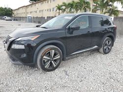 Salvage cars for sale from Copart Opa Locka, FL: 2021 Nissan Rogue SL