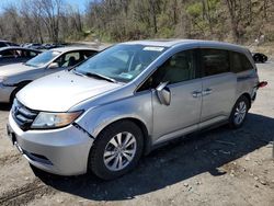 Salvage cars for sale from Copart Marlboro, NY: 2015 Honda Odyssey EXL