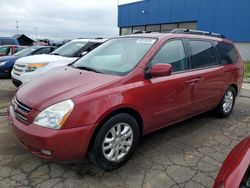 Salvage cars for sale from Copart Woodhaven, MI: 2007 KIA Sedona EX