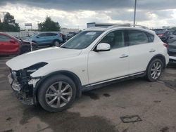 Salvage cars for sale at Moraine, OH auction: 2017 Infiniti QX50