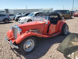 Salvage cars for sale at Phoenix, AZ auction: 1953 MG TD