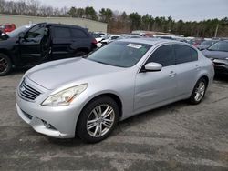 Salvage cars for sale from Copart Exeter, RI: 2012 Infiniti G37