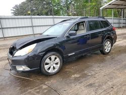 Salvage cars for sale at Austell, GA auction: 2010 Subaru Outback 2.5I Premium