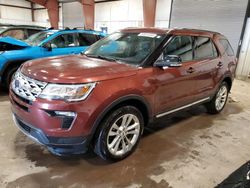 Ford salvage cars for sale: 2018 Ford Explorer XLT