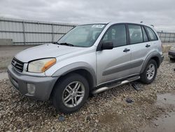 Toyota Rav4 salvage cars for sale: 2002 Toyota Rav4