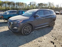 Hyundai Tucson Limited salvage cars for sale: 2021 Hyundai Tucson Limited