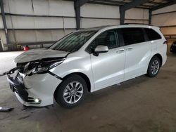 Salvage cars for sale from Copart Graham, WA: 2022 Toyota Sienna XLE