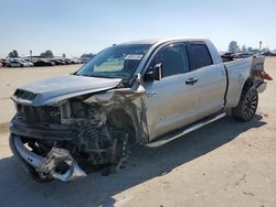 Salvage cars for sale from Copart Fresno, CA: 2014 Toyota Tundra Double Cab SR/SR5