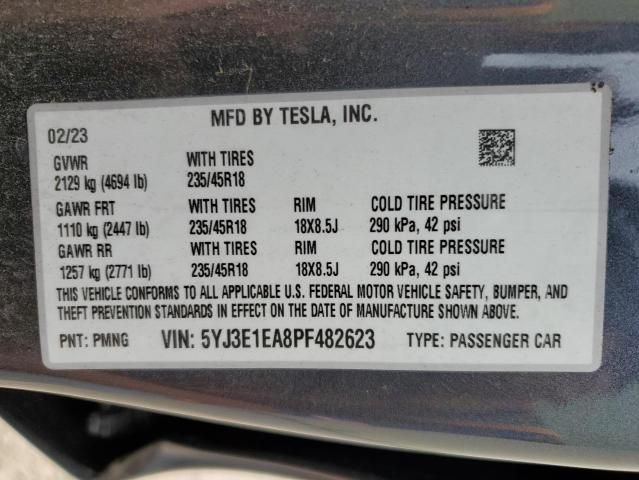 2023 Tesla Model 3