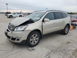 Salvage cars for sale at Indianapolis, IN auction: 2015 Chevrolet Traverse LT
