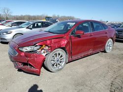 Salvage cars for sale at Des Moines, IA auction: 2017 Ford Fusion SE