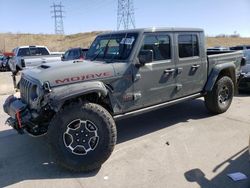 Salvage cars for sale at Littleton, CO auction: 2021 Jeep Gladiator Mojave